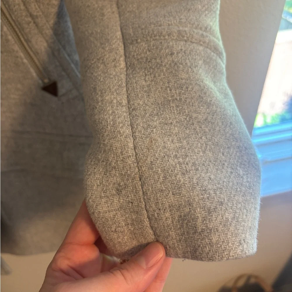 J. Crew Chateau Parka Italian Wool stadium cloth coat - Picture 4 of 8